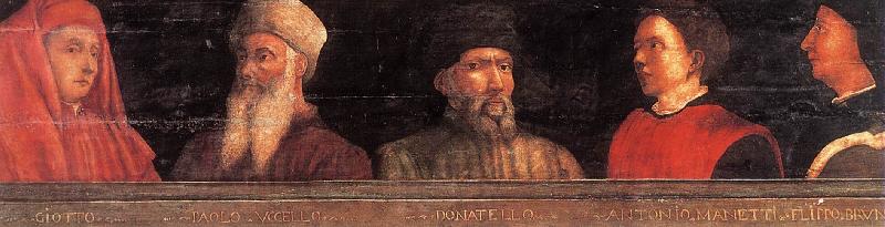 UCCELLO, Paolo Five Famous Men er Norge oil painting art